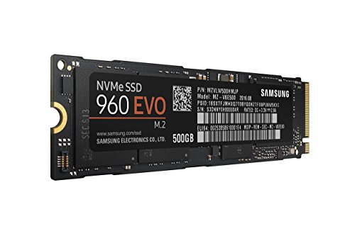 Samsung 960 EVO Series - 500GB NVMe - M.2 Internal SSD (MZ